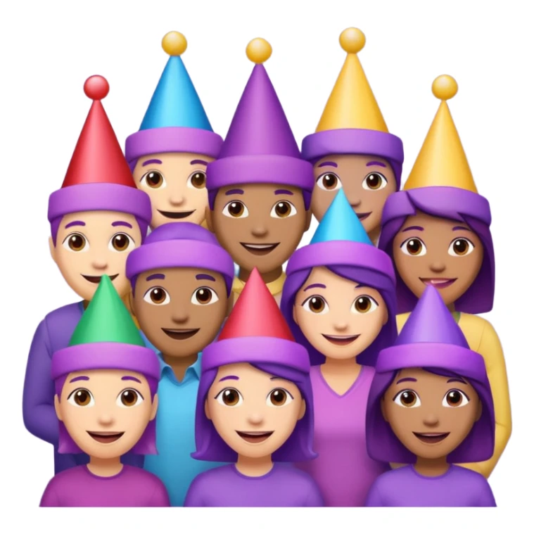 purple people group sticker