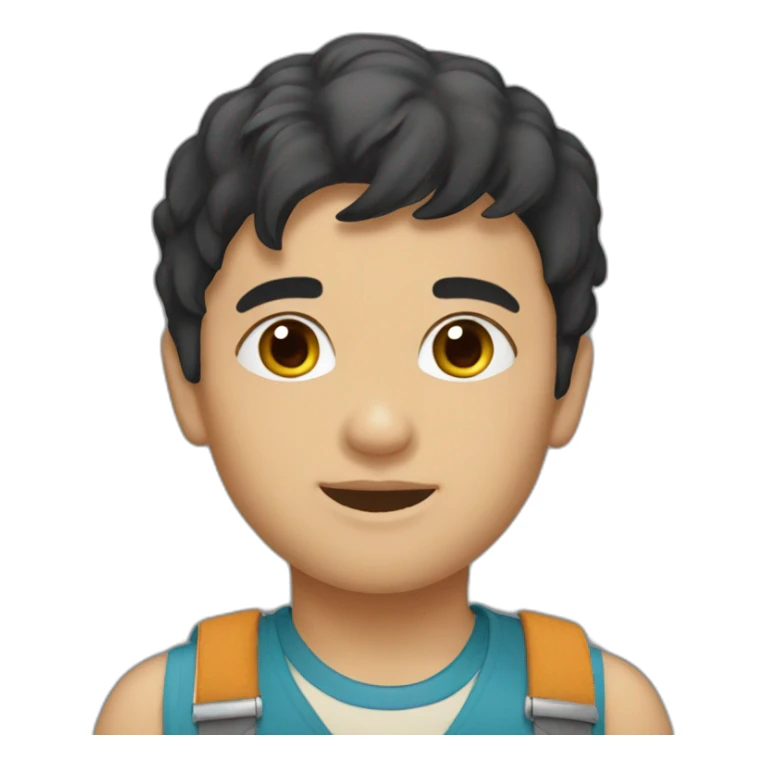 how looks uzbek boy named Asilbek sticker