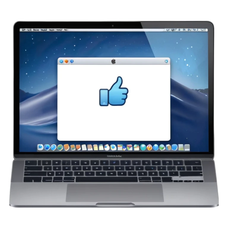 A MacBook screen with Tumblr dashboard open and a glitter cursor, with another slight variation in color. sticker
