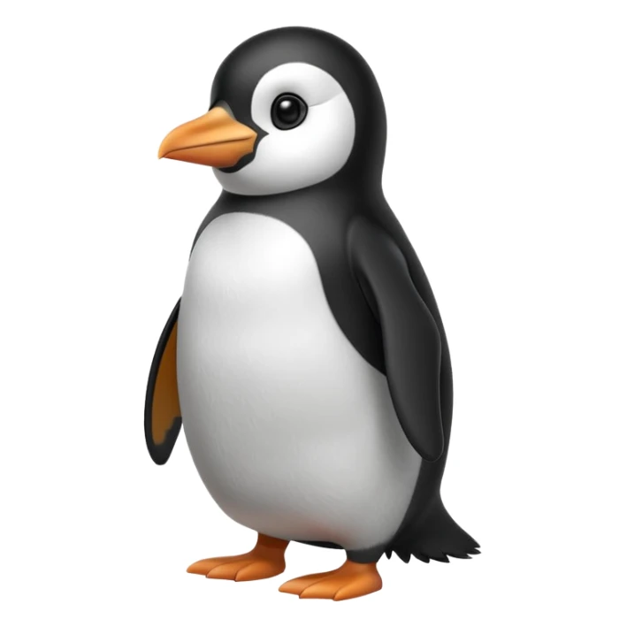 Gloria the penguin from Happy Feet, standing proudly sticker