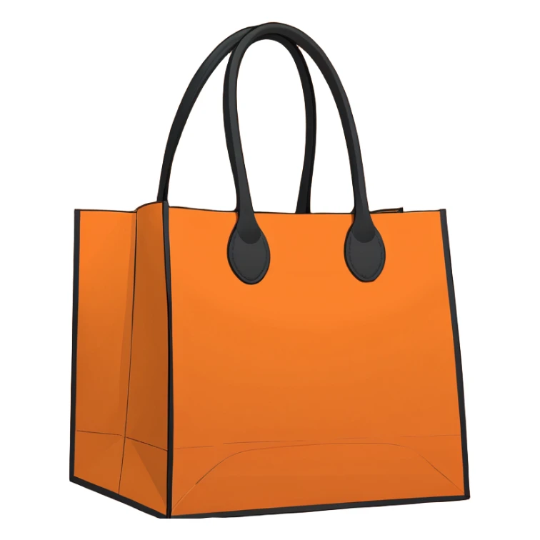 Ulta shopping bag that is orange no frog sticker