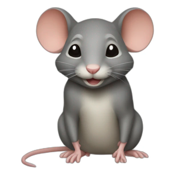 Un rat qui demande de l argents sticker
