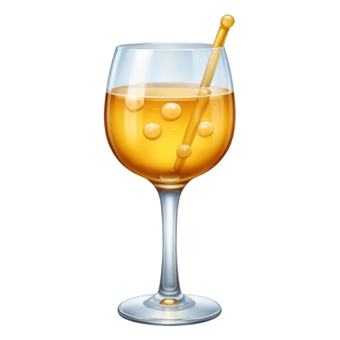 pastis glass with ricard sticker