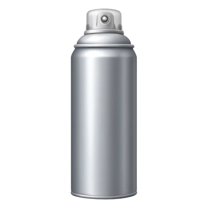 a can of hairspray sticker