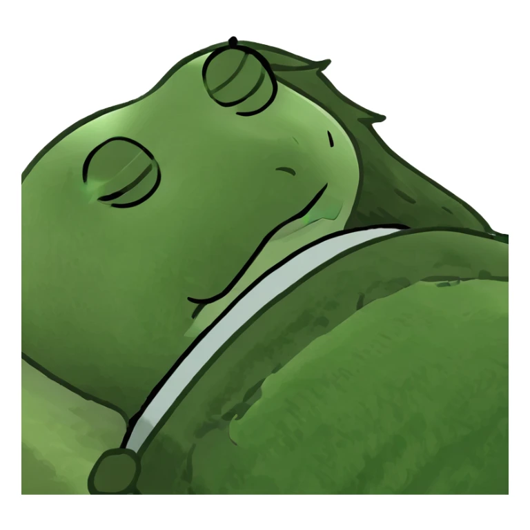 brunette girl sleeping sticker