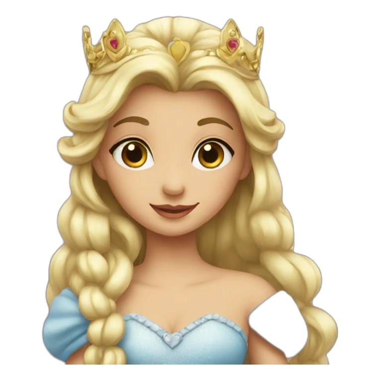 Princess heart sticker