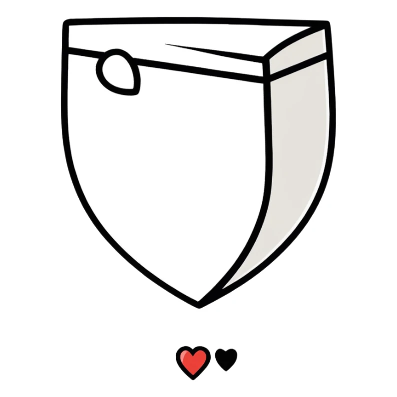 The word “MINE” with hearts  sticker