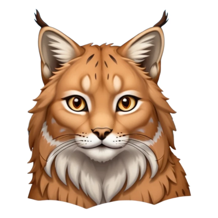 Eurasian Lynx in the snow beautiful aesthetic full image scenery sticker