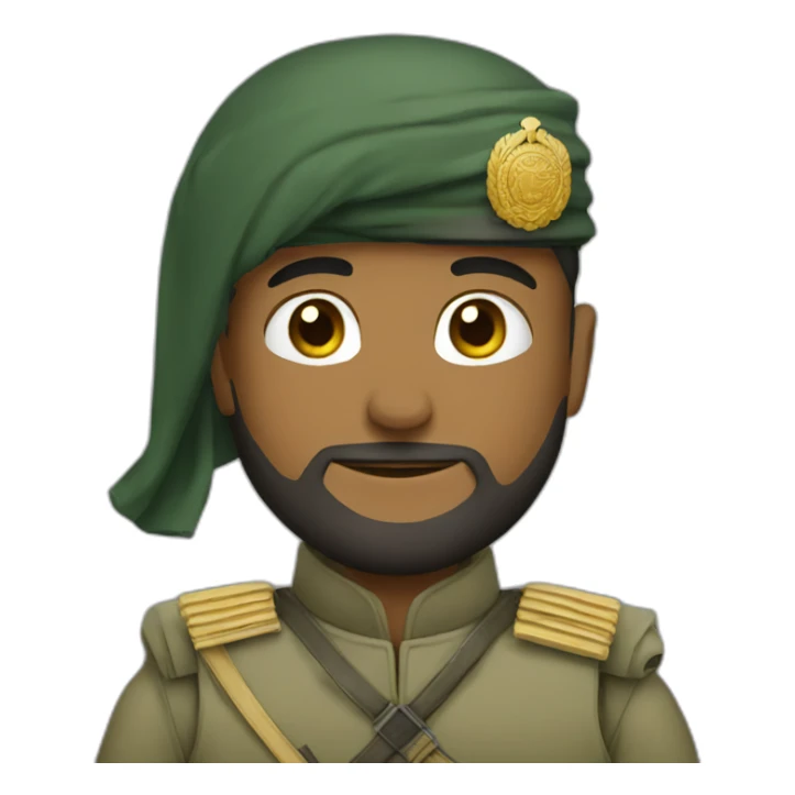 Great Muslim soldier sticker