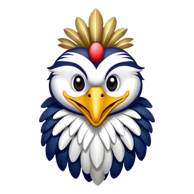 New Orleans Pelicans basketball mascot sticker