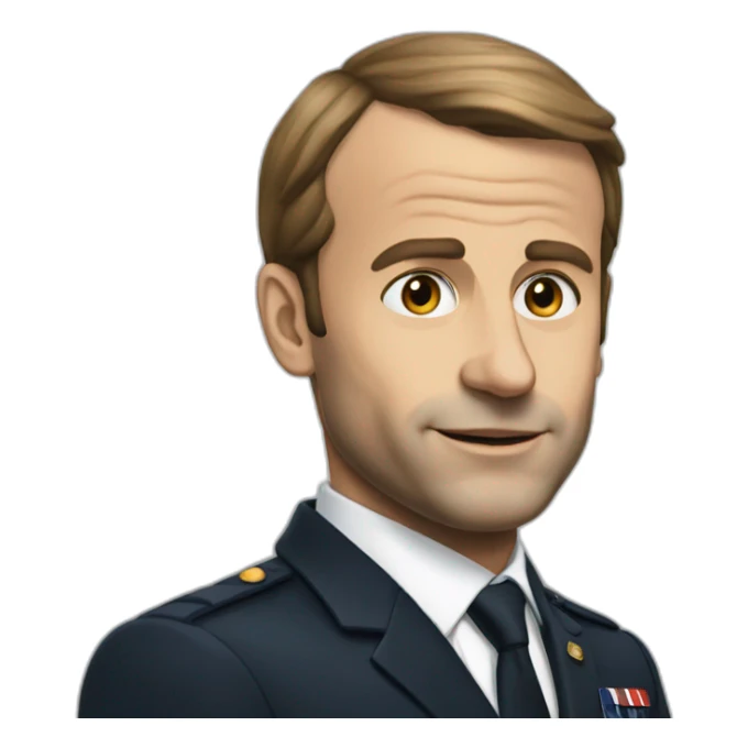 Macron sticker