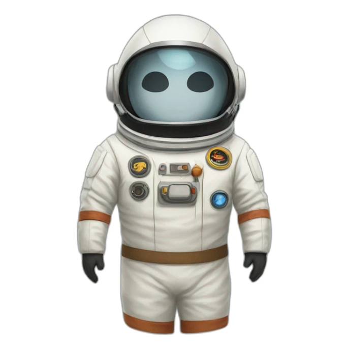 austronauts in traditional clothing sticker