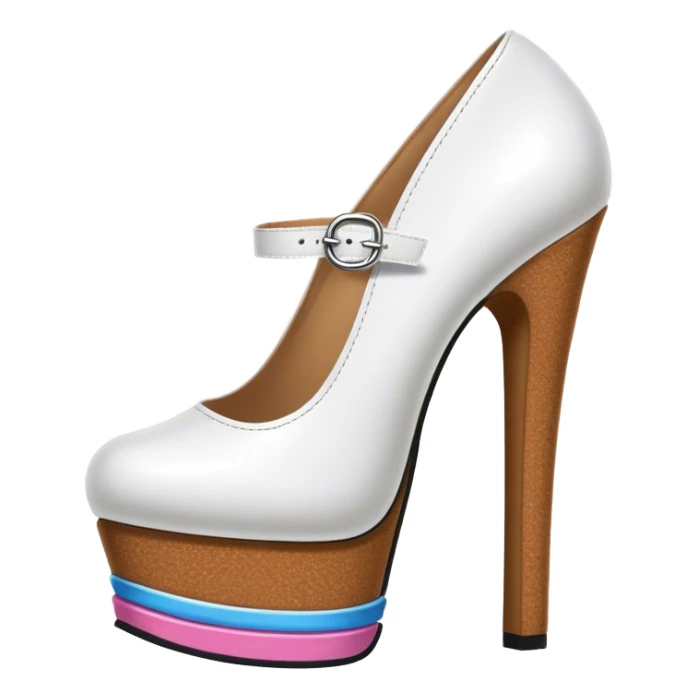 90’s spice girl platform shoes sticker