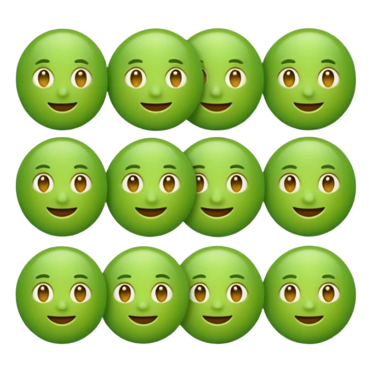 ❌ change the emoji color from red to green color sticker