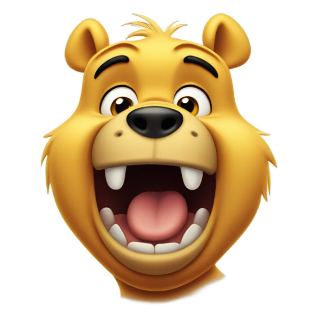 Winnie the Pooh shocked in horror sticker