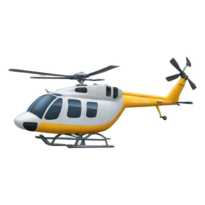 Helicopter sticker