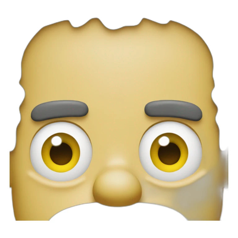 Bart simpson face sticker