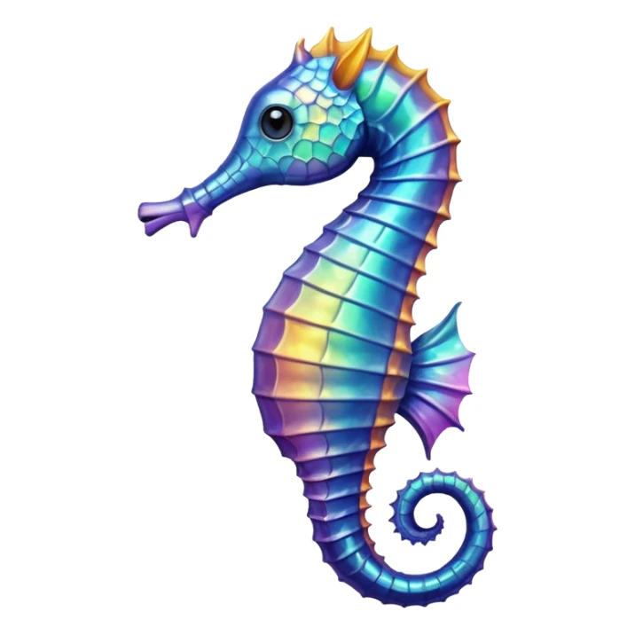 Seahorse emoji sticker