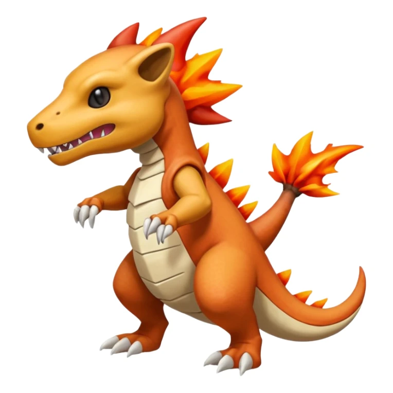 Marowak-Cubone-Charmeleon-fusion (full body) sticker