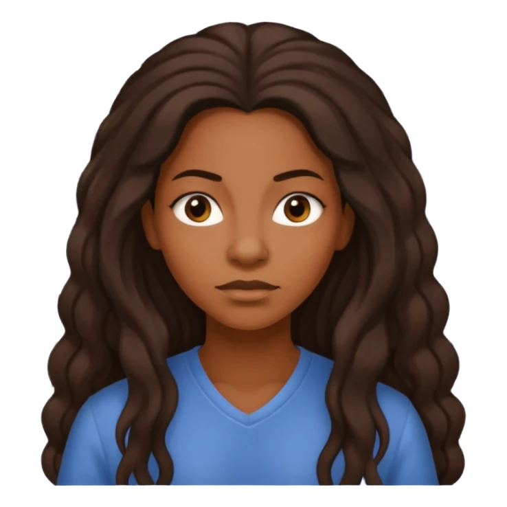 Long haired black Woman on a mug shot sticker