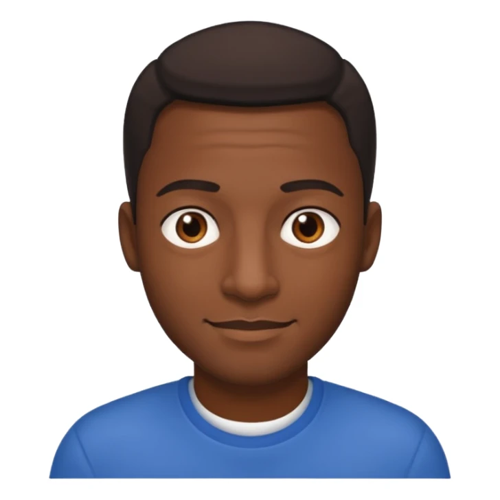 A high black guy sticker