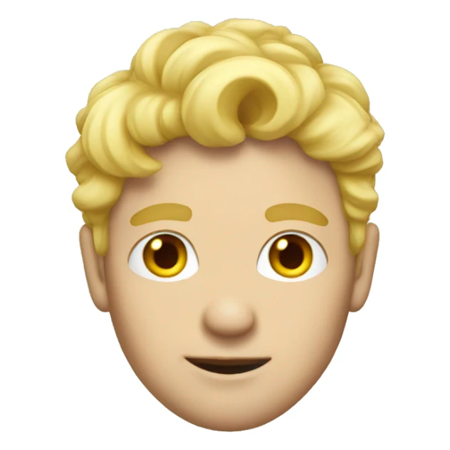 blonde man in fairy costume sticker