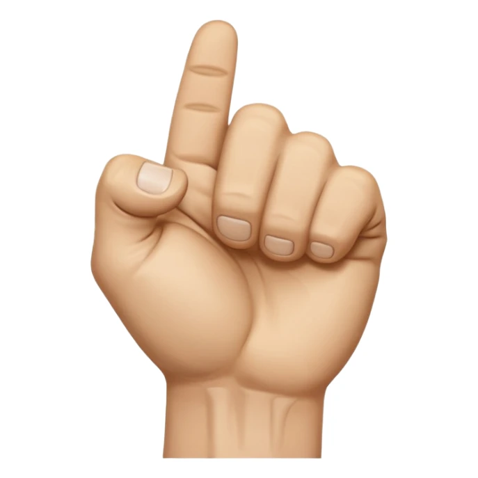 vack of veiny fist rearview sticker