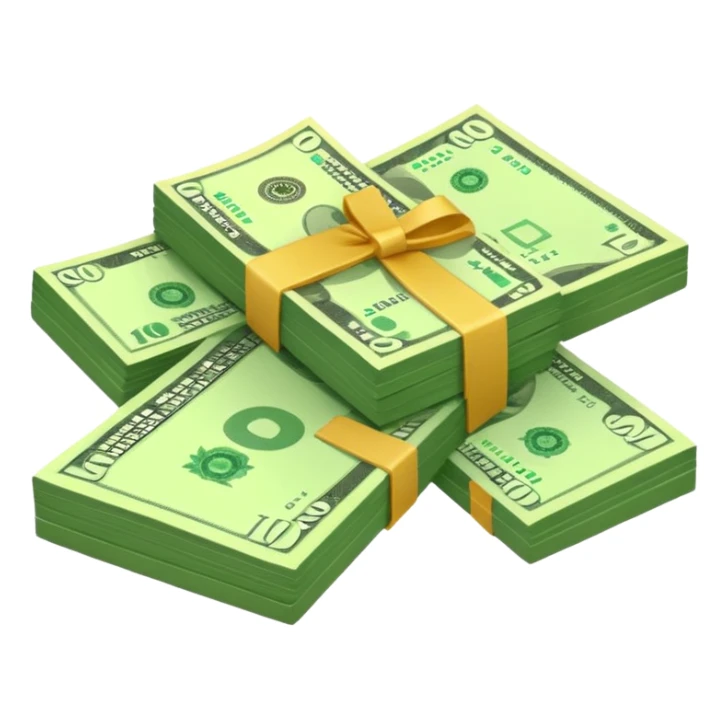 The phrase Money Doesn't Grow On Trees sticker