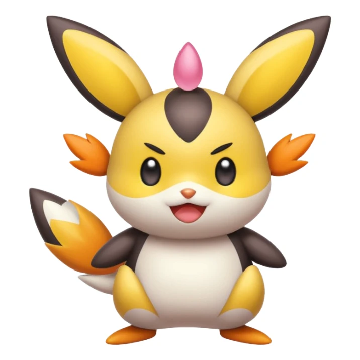 Emolga-Victini-Carbink-Kirby-fusion sticker