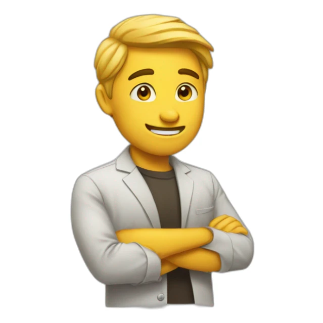 Emojis qui fait un droit sticker