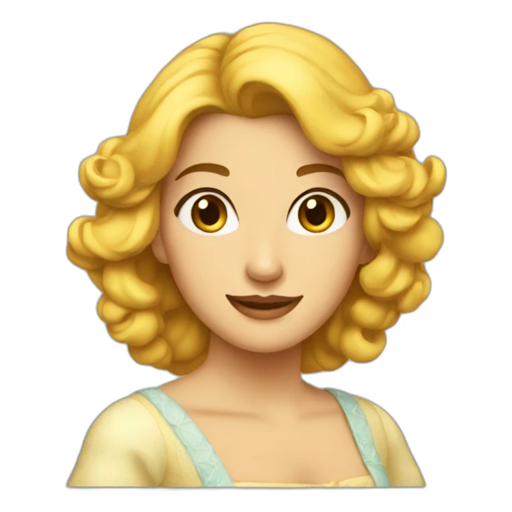 Femme belle sticker