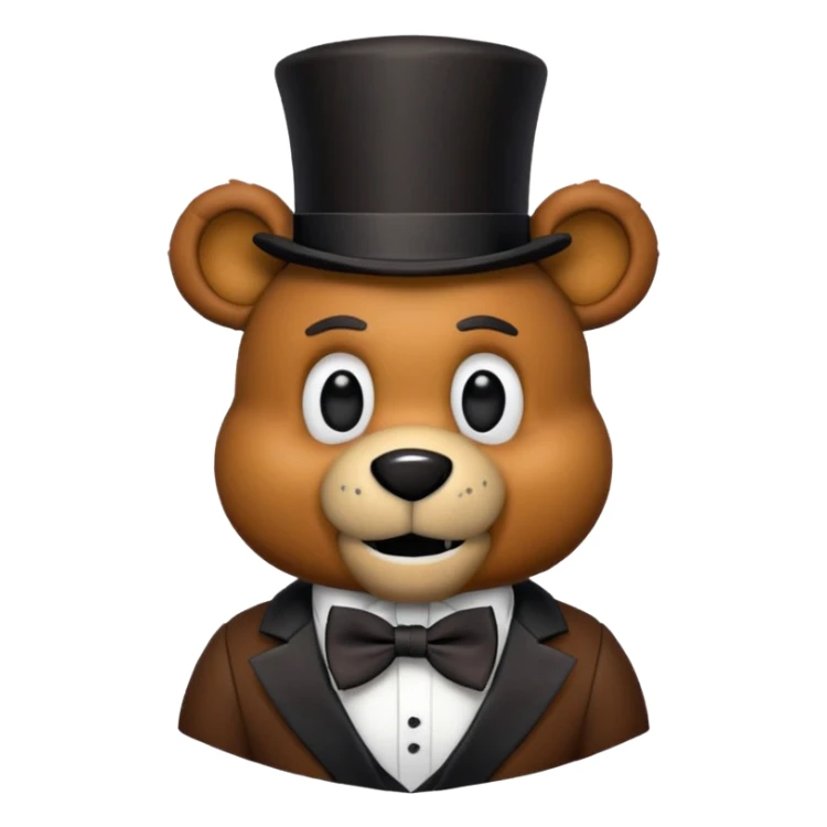 Freddy Fazbear from Five Nights At Freddys sticker
