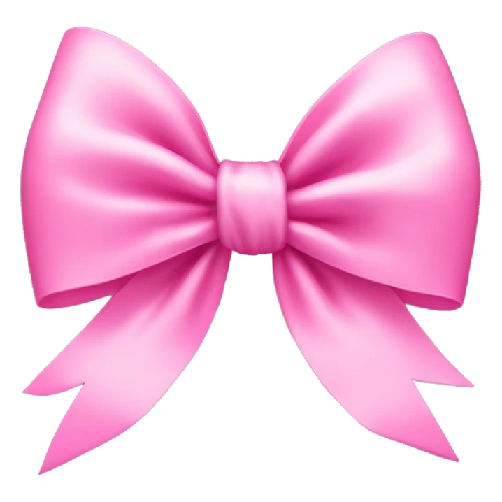 Pink bow sticker