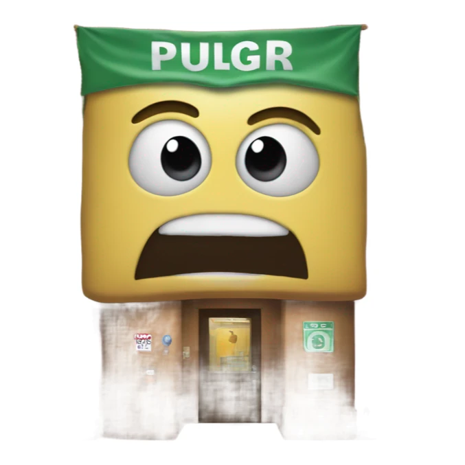 pulgar arriba con logo de mi empresa sticker