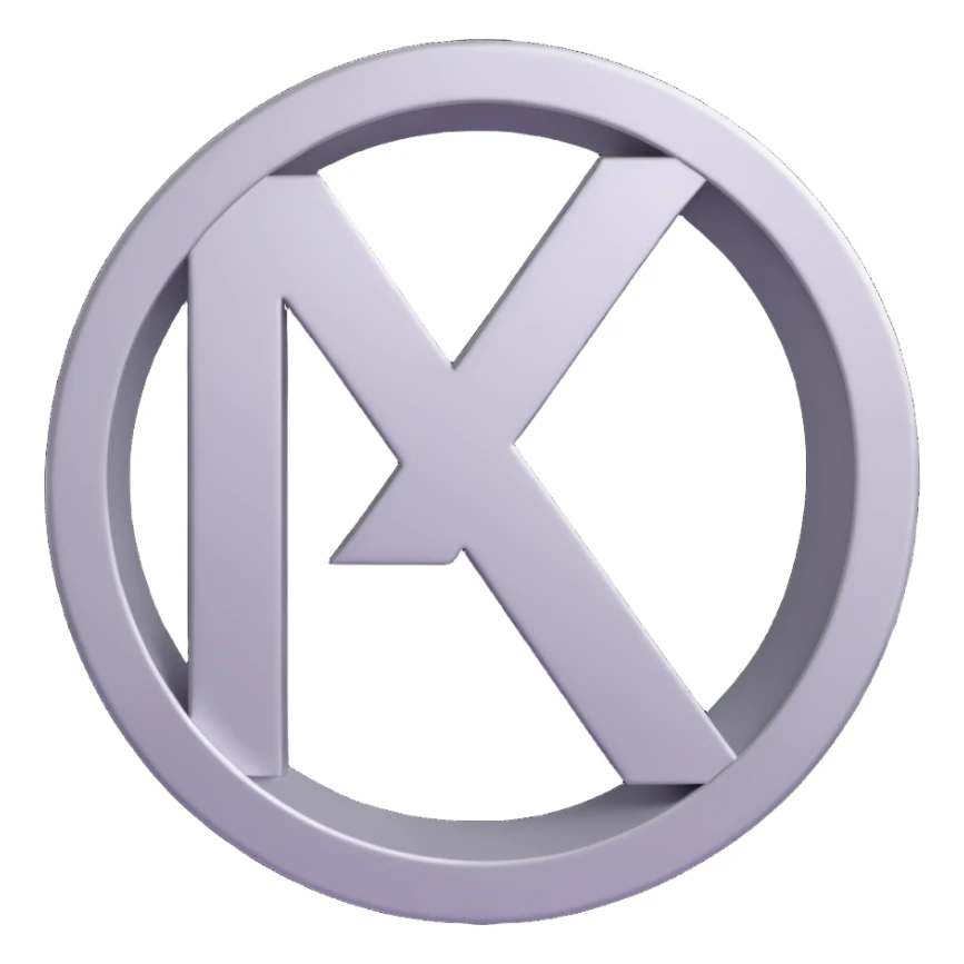 3D circular pattern, silver, stylized letter A, Acura style, without brand name sticker