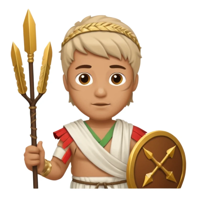 man with eros clothes and arrows sticker