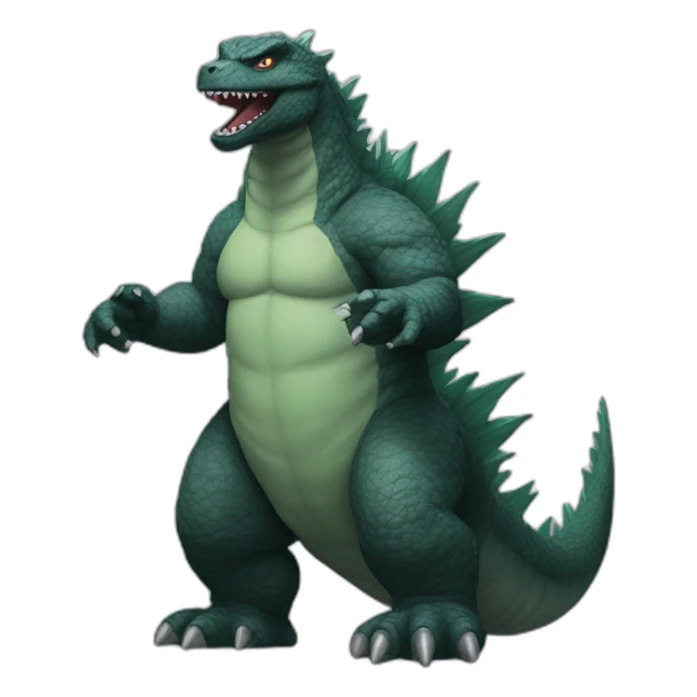 Godzilla sticker