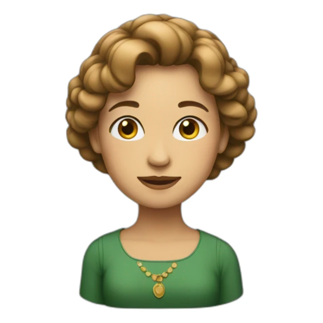 Une italienne femme sticker