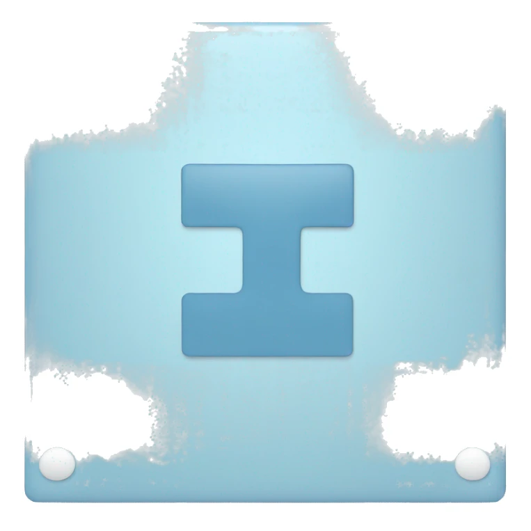 a light blue square with a white R1 in the middle sticker