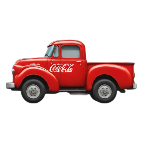 Truck coca cola sticker