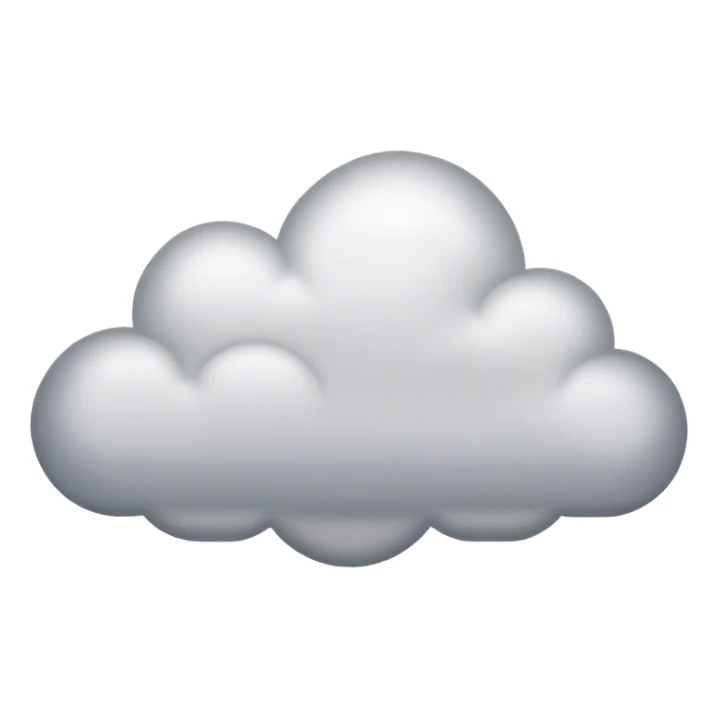 Cinematic Realistic Altostratus Emoji, Soft and gray, with mid-level clouds spreading evenly across the sky. The clouds create a smooth, overcast layer that dulls the sun’s light, giving the world a peaceful, muted tone. Soft glowing outline, capturing the essence of calm, muted skies and gentle transitions in an altostratus cloud! sticker