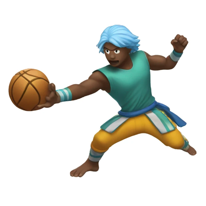 pupg player doing kamehameha sticker