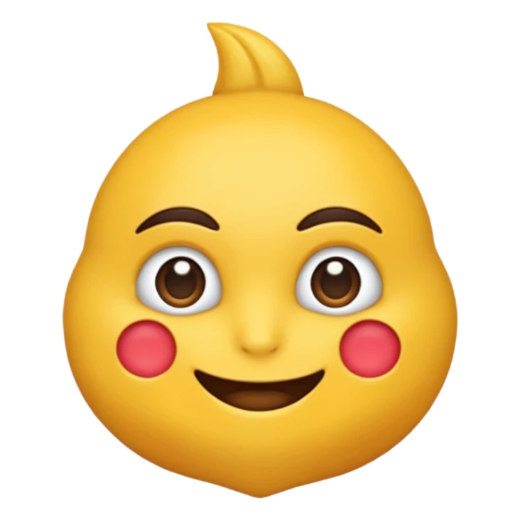 Mavi yüzlü korkunç emoji  sticker