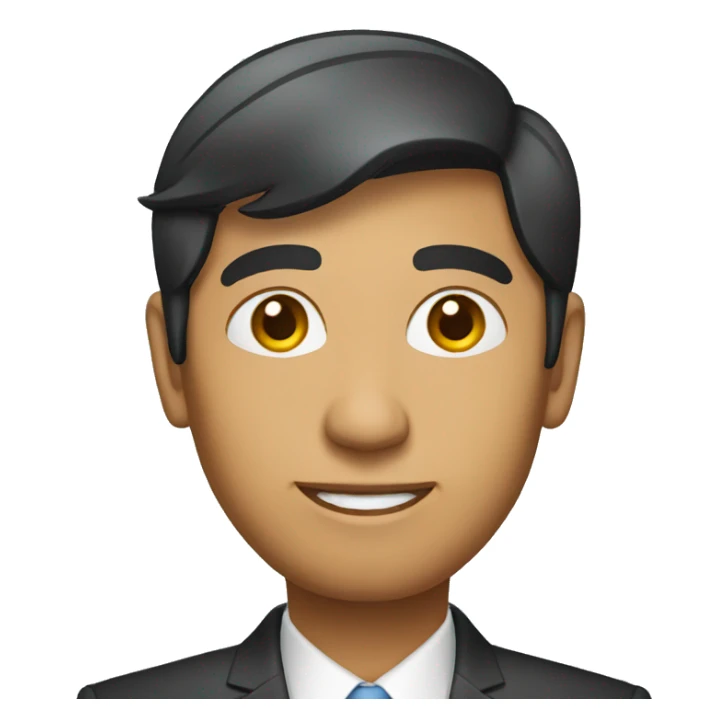 asian indian executive sticker