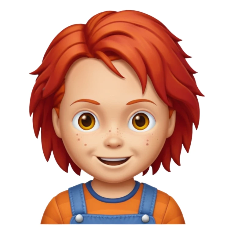 Un emojin de chuky sticker