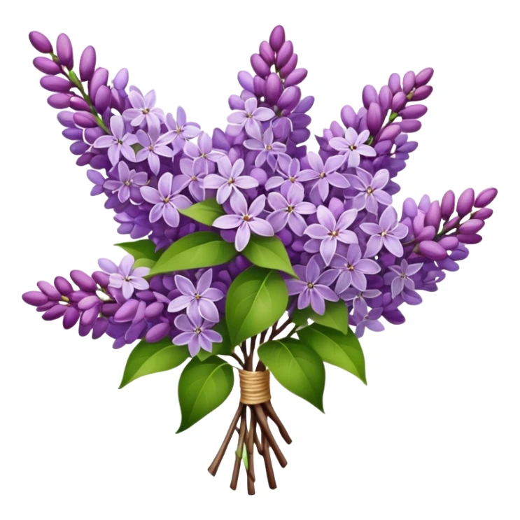 Bouquet of lilacs sticker