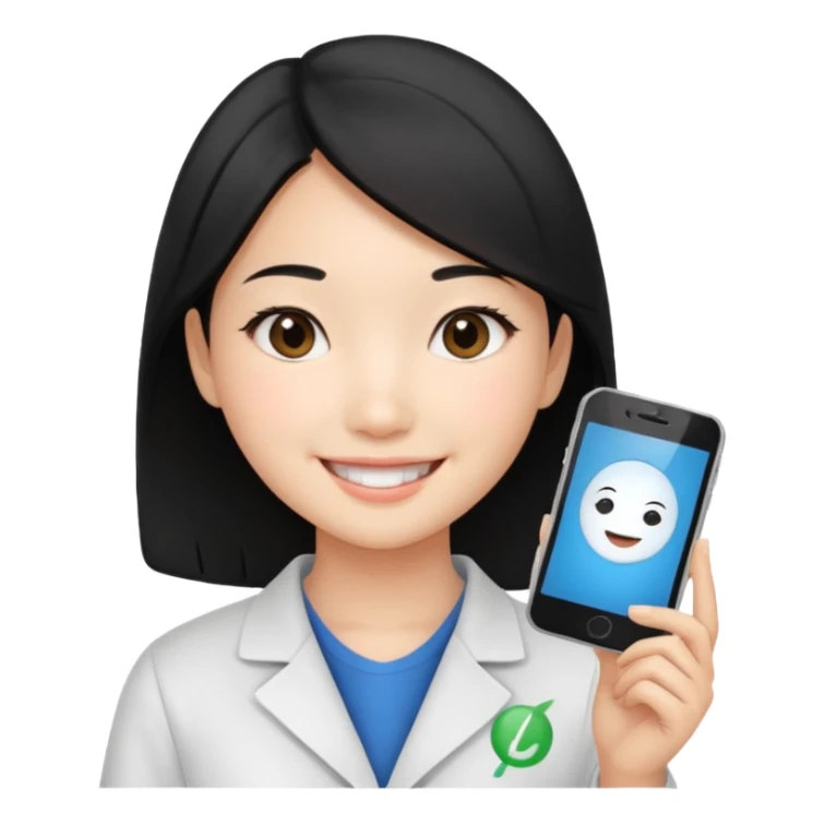 A Asin girl showing a test with 100% on it sticker