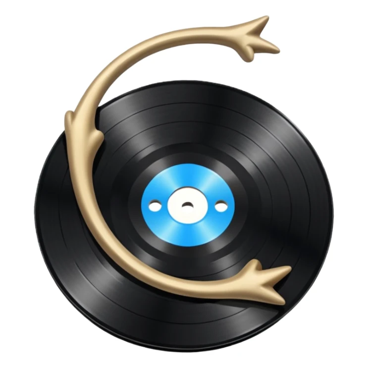 A vynil of Conan Gray's wishbone sticker