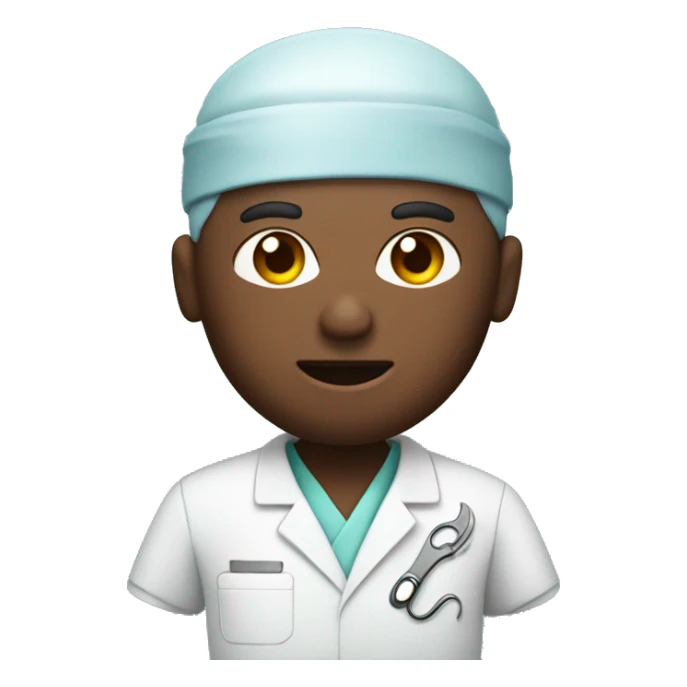 surgeon with a scalpel in his hands sticker