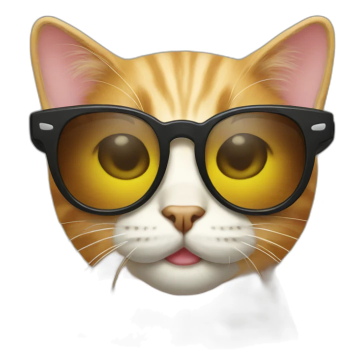 sunglasses cat sticker